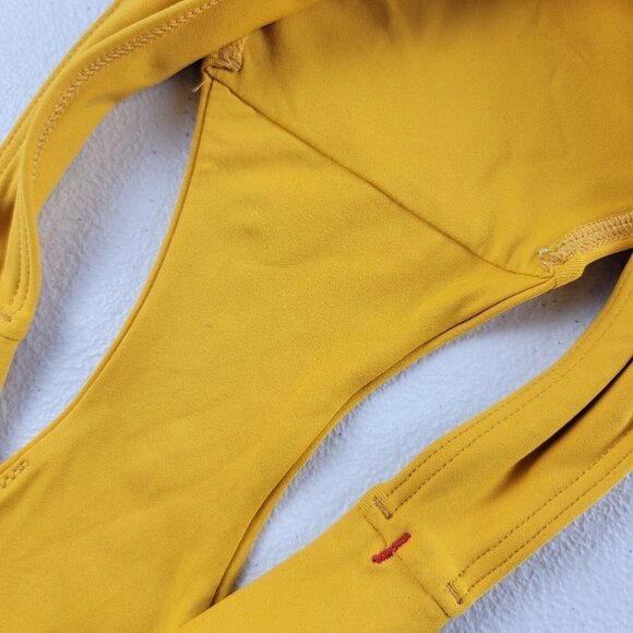 Everlane Bikini Bottom Swimwear Low Rise Solid Classic XXS Yellow Women NWT - Picture 12 of 14